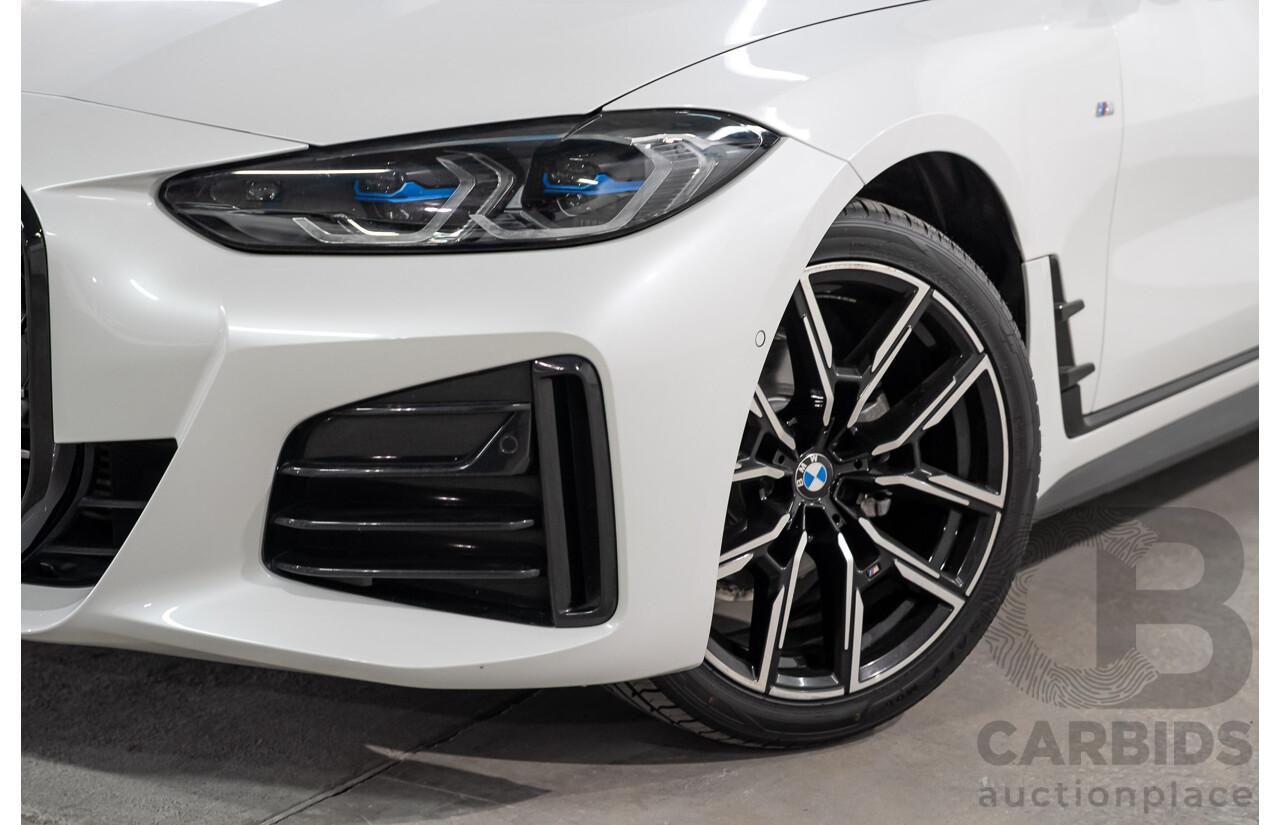 10/2021 BMW 420i M Sport Gran Coupe G26 4D Coupe Mineral Weiss White Metallic Turbo 2.0L