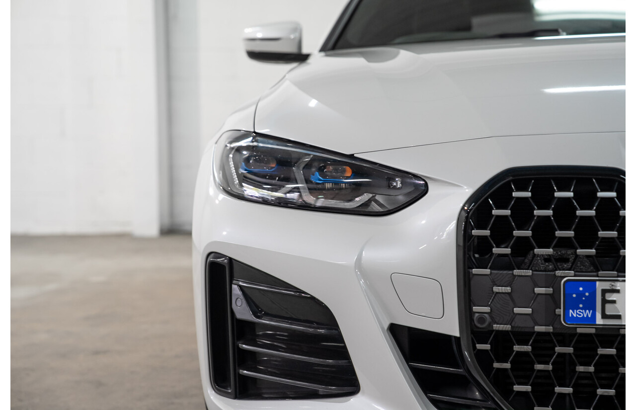 10/2021 BMW 420i M Sport Gran Coupe G26 4D Coupe Mineral Weiss White Metallic Turbo 2.0L