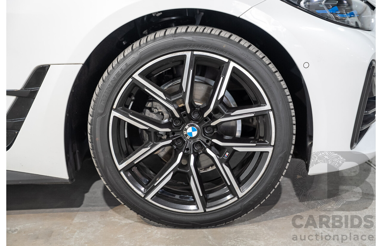 10/2021 BMW 420i M Sport Gran Coupe G26 4D Coupe Mineral Weiss White Metallic Turbo 2.0L