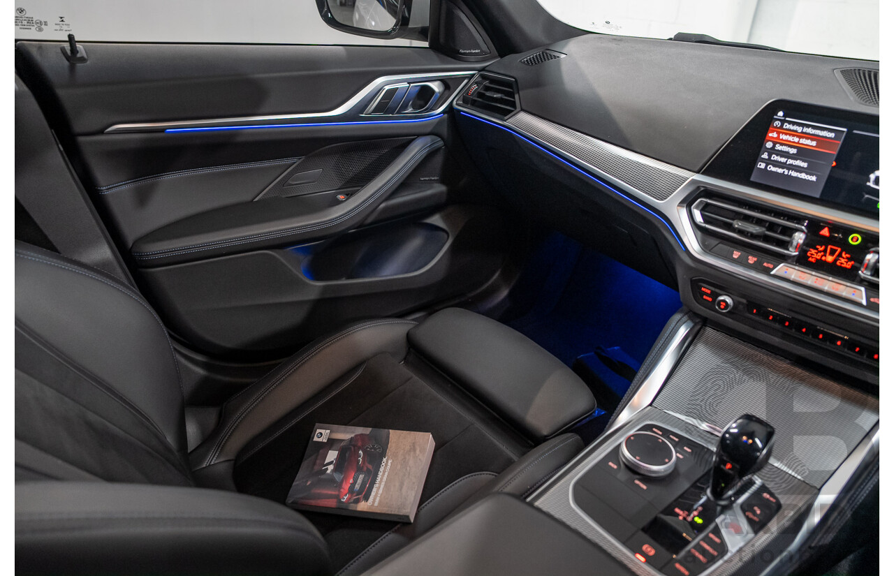 10/2021 BMW 420i M Sport Gran Coupe G26 4D Coupe Mineral Weiss White Metallic Turbo 2.0L