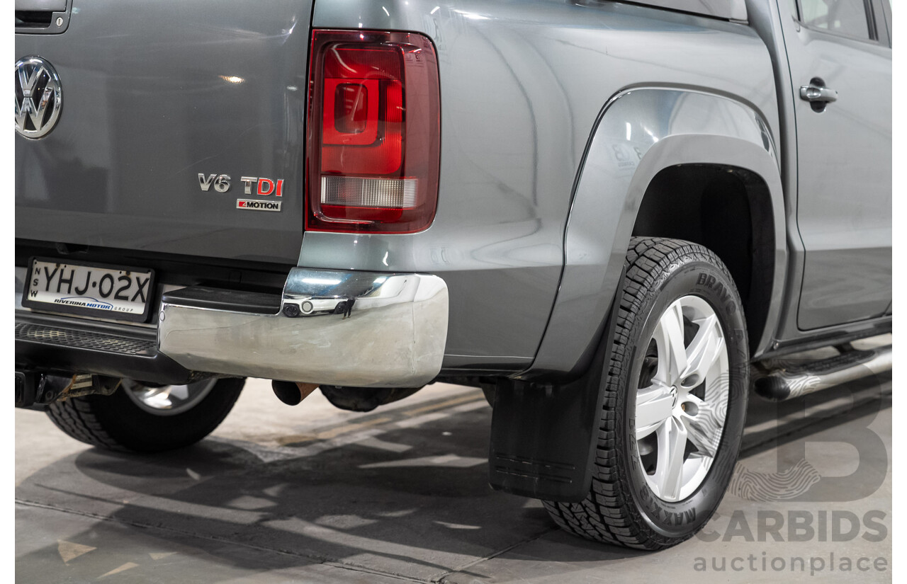 03/2017 Volkswagen Amarok V6 TDI 550 Highline (4x4) 2H MY17.5 Dual Cab Utility Grey Turbo Diesel 3.0L