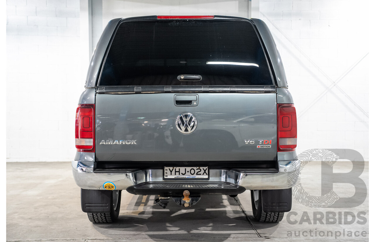 03/2017 Volkswagen Amarok V6 TDI 550 Highline (4x4) 2H MY17.5 Dual Cab Utility Grey Turbo Diesel 3.0L
