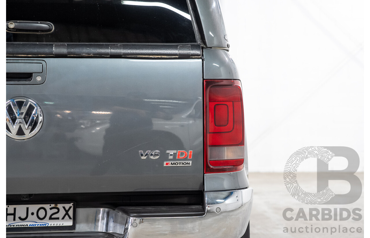 03/2017 Volkswagen Amarok V6 TDI 550 Highline (4x4) 2H MY17.5 Dual Cab Utility Grey Turbo Diesel 3.0L