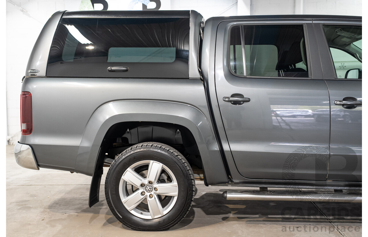 03/2017 Volkswagen Amarok V6 TDI 550 Highline (4x4) 2H MY17.5 Dual Cab Utility Grey Turbo Diesel 3.0L