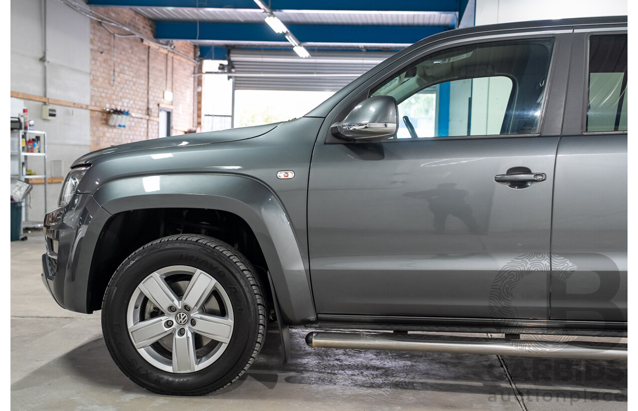 03/2017 Volkswagen Amarok V6 TDI 550 Highline (4x4) 2H MY17.5 Dual Cab Utility Grey Turbo Diesel 3.0L