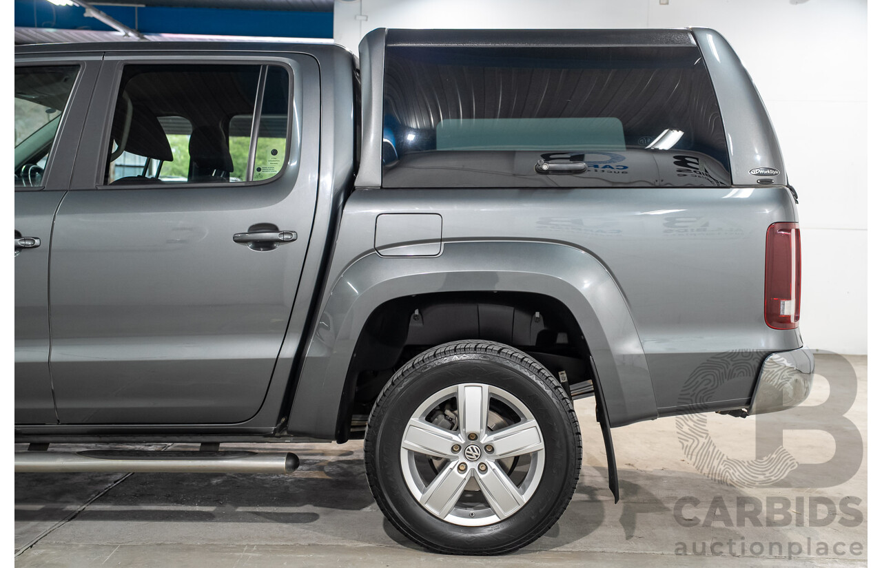 03/2017 Volkswagen Amarok V6 TDI 550 Highline (4x4) 2H MY17.5 Dual Cab Utility Grey Turbo Diesel 3.0L
