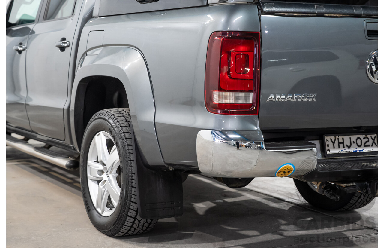 03/2017 Volkswagen Amarok V6 TDI 550 Highline (4x4) 2H MY17.5 Dual Cab Utility Grey Turbo Diesel 3.0L