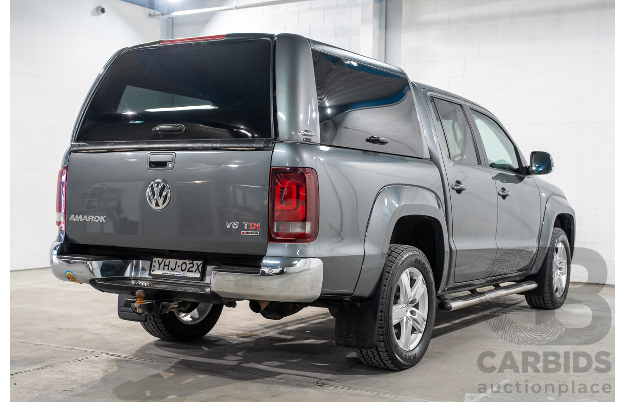 03/2017 Volkswagen Amarok V6 TDI 550 Highline (4x4) 2H MY17.5 Dual Cab Utility Grey Turbo Diesel 3.0L