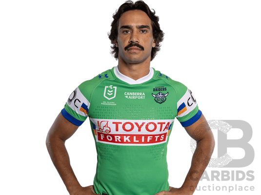 15. Daine Laurie - Match Worn and Signed Canberra Raiders 2026 ANZAC Round Jersey - Round 8 v Tigers - Proceeds towards the Raiders Foundation for HMAS Harman Charities of Choice