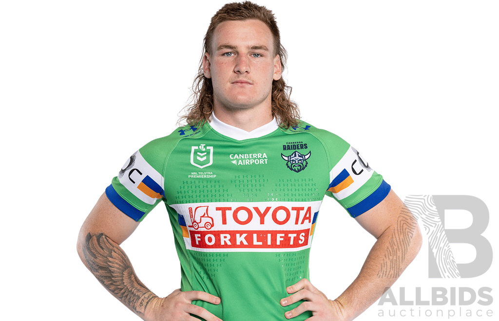 12. Noah Martin - Match Worn and Signed Canberra Raiders 2026 ANZAC Round Jersey - Round 8 v Tigers - Proceeds towards the Raiders Foundation for HMAS Harman Charities of Choice