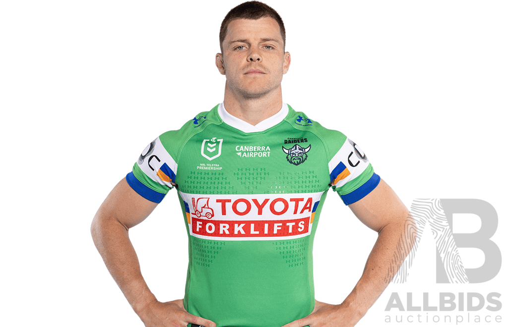 14. Jayden Brailey - Match Worn and Signed Canberra Raiders 2026 ANZAC Round Jersey - Round 8 v Tigers - Proceeds towards the Raiders Foundation for HMAS Harman Charities of Choice
