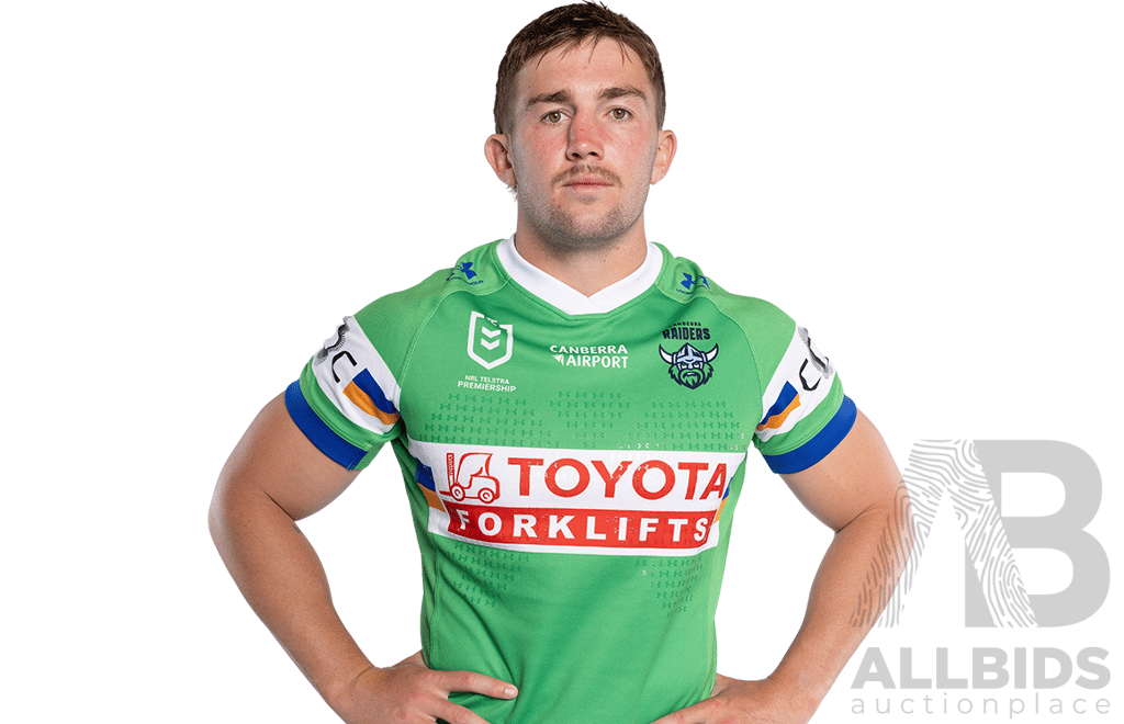 16. Joe Roddy - Match Worn and Signed Canberra Raiders 2026 ANZAC Round Jersey - Round 8 v Tigers - Proceeds towards the Raiders Foundation for HMAS Harman Charities of Choice