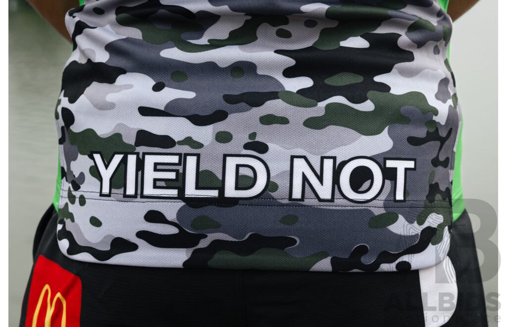 9. Tom Starling - Match Worn and Signed Canberra Raiders 2026 ANZAC Round Jersey - Round 8 v Tigers - Proceeds towards the Raiders Foundation for HMAS Harman Charities of Choice