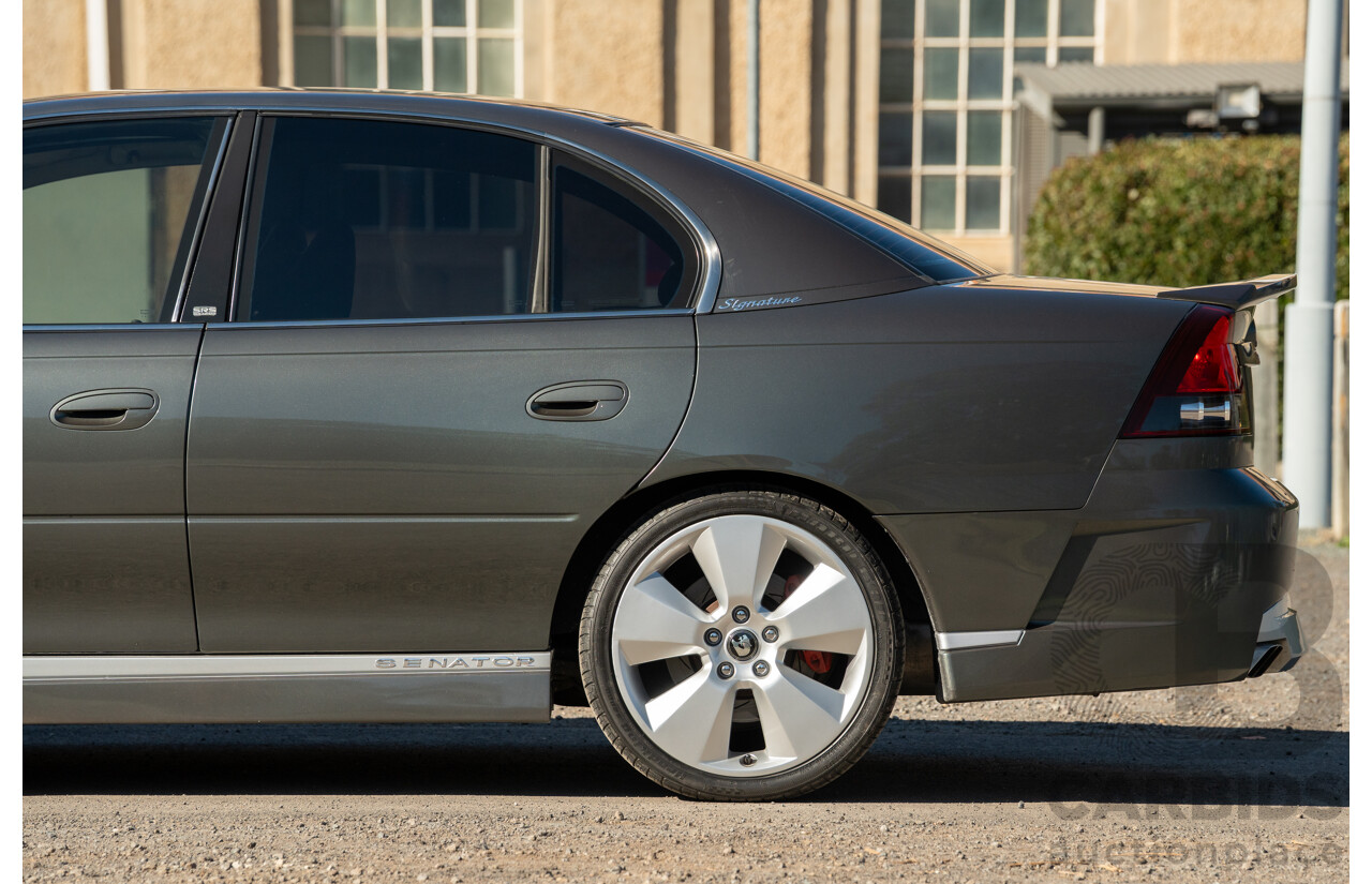 04/2003 Holden Special Vehicles (HSV) VY Senator Signature No.96 4d Sedan Turbine Grey Metallic V8 5.7L