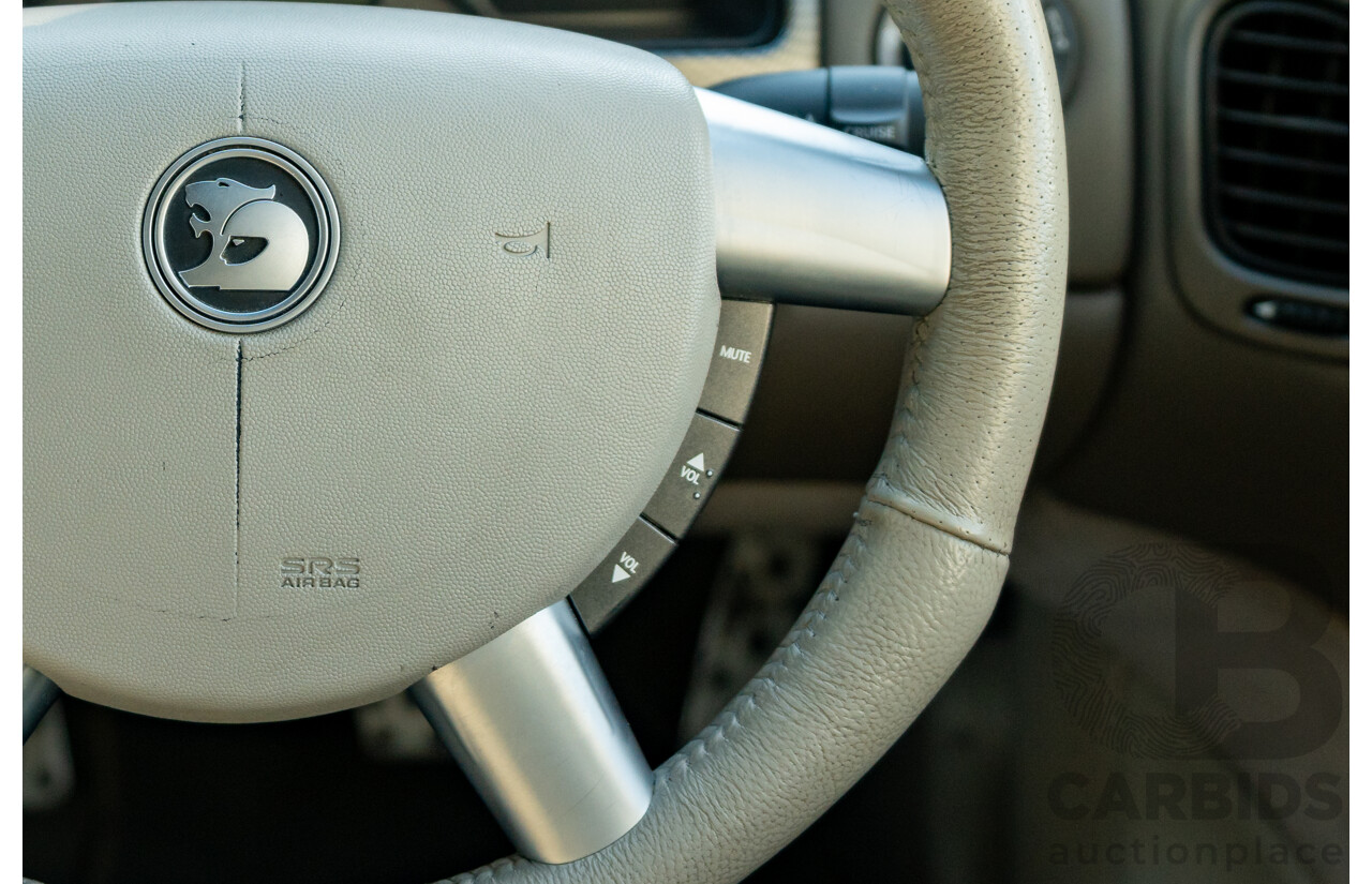04/2003 Holden Special Vehicles (HSV) VY Senator Signature No.96 4d Sedan Turbine Grey Metallic V8 5.7L