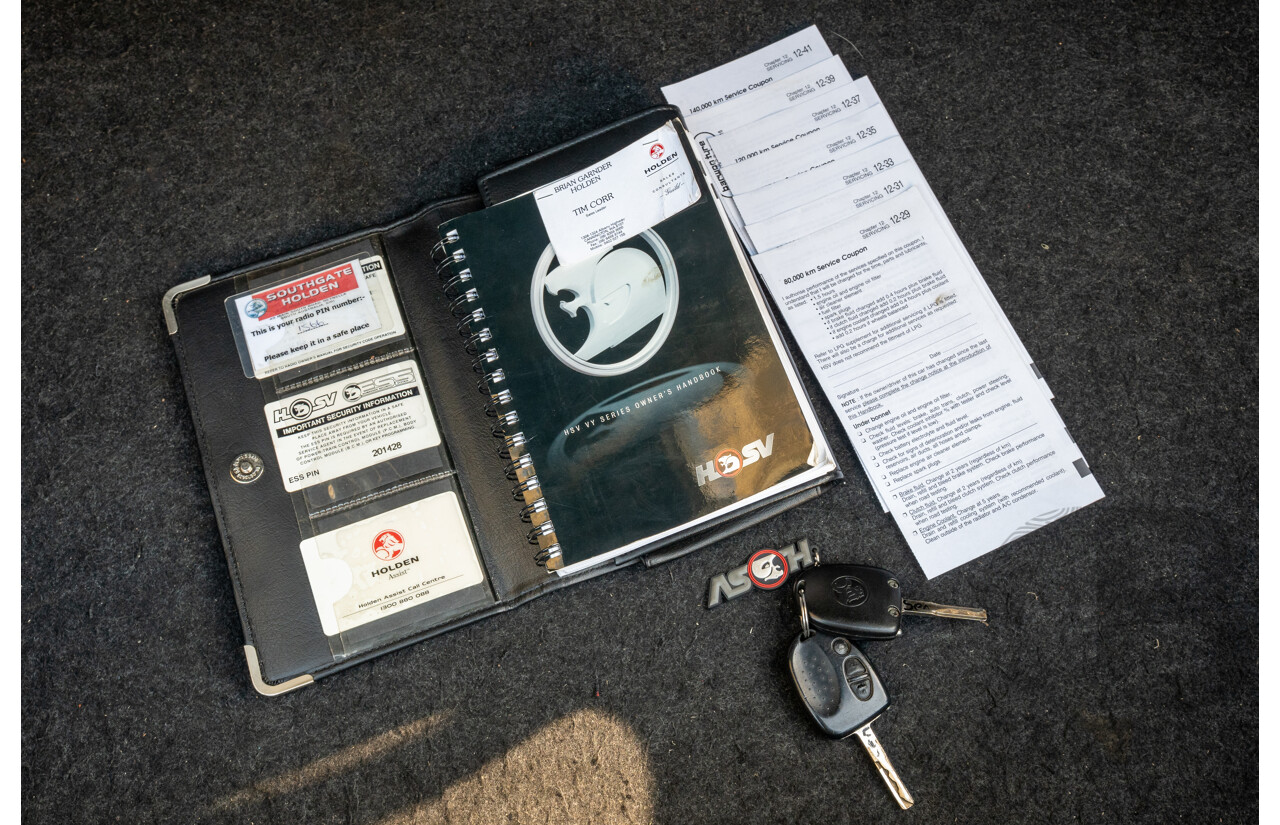 04/2003 Holden Special Vehicles (HSV) VY Senator Signature No.96 4d Sedan Turbine Grey Metallic V8 5.7L