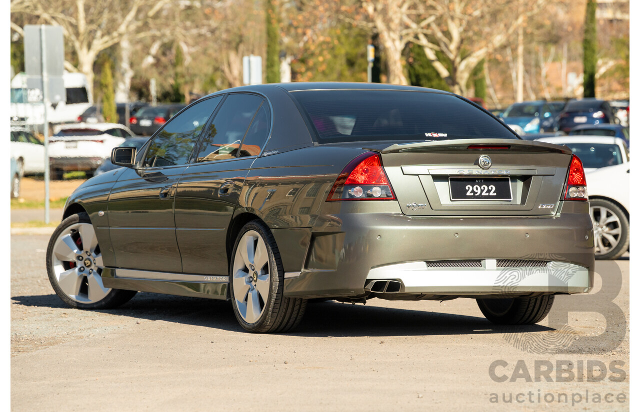 04/2003 Holden Special Vehicles (HSV) VY Senator Signature No.96 4d Sedan Turbine Grey Metallic V8 5.7L