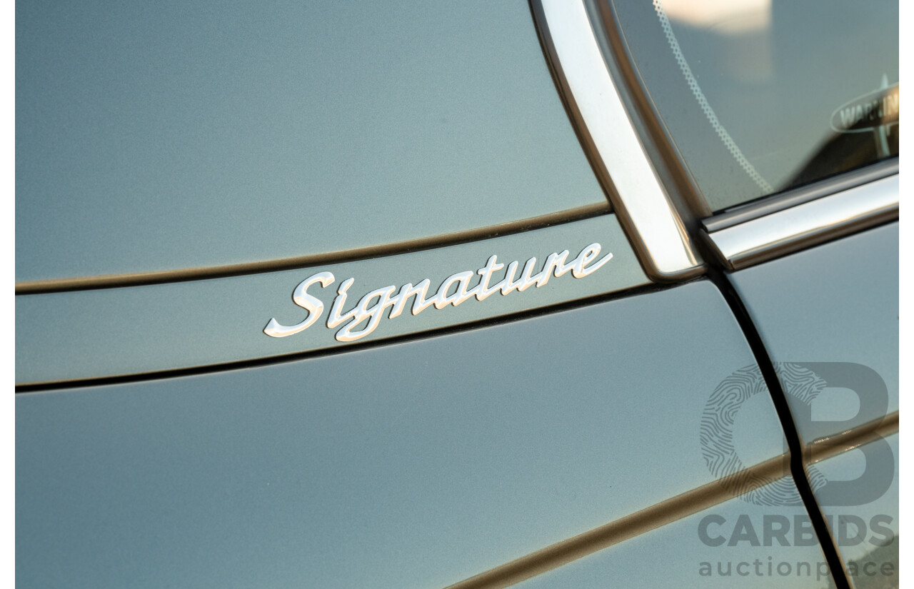 04/2003 Holden Special Vehicles (HSV) VY Senator Signature No.96 4d Sedan Turbine Grey Metallic V8 5.7L