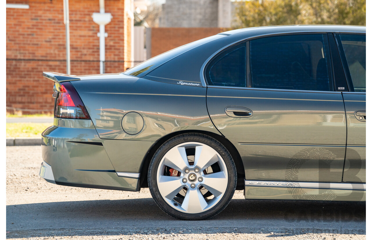 04/2003 Holden Special Vehicles (HSV) VY Senator Signature No.96 4d Sedan Turbine Grey Metallic V8 5.7L