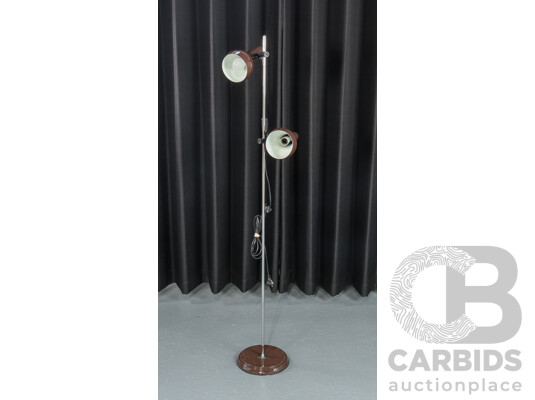Vintage Twin Shade Floor Lamp