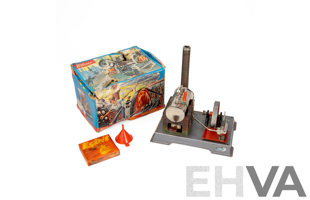 Vintage Wilesco Boxed Steam Engine