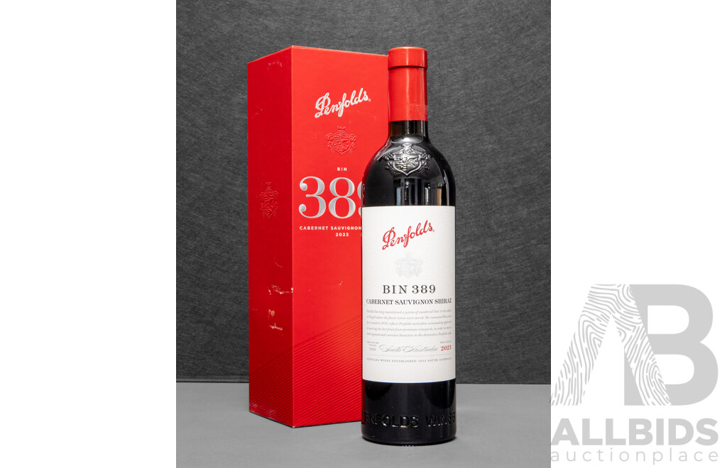 Penfolds Bin 389 Cabernet Sauvignon Shiraz Vintage 2023 in Presentation Box