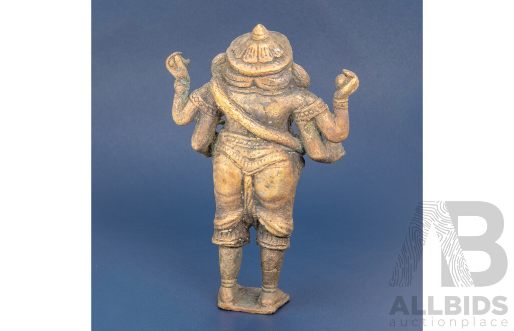Solid Brass Lord Ganesha Figure