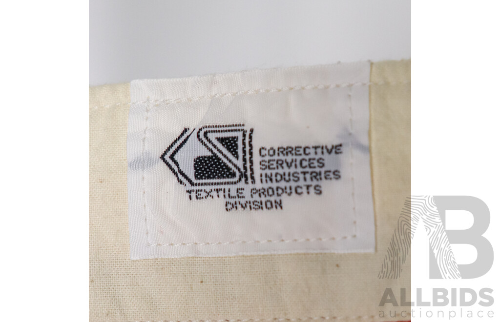 Vintage Fabric New South Wales State Flag by Corrective Services Industries