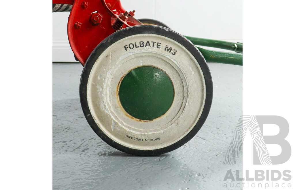 Vintage Folbate M3 Push Reel Lawn Mower