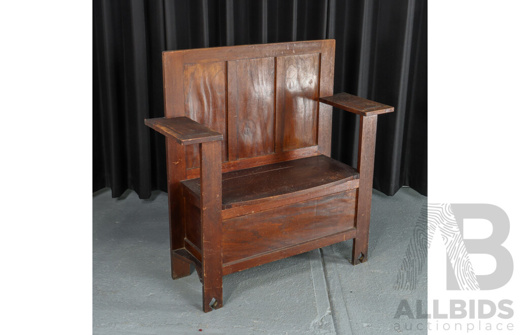 Wooden Storage Bench