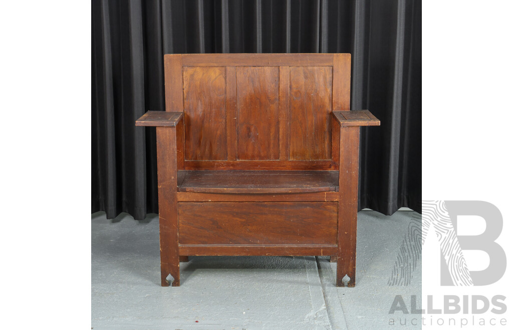Wooden Storage Bench