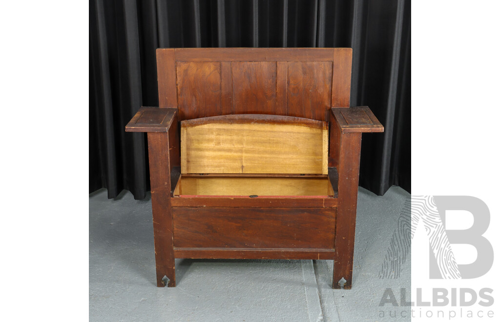 Wooden Storage Bench