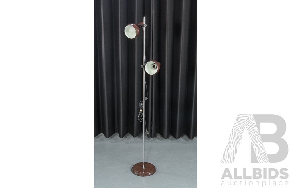 Vintage Twin Shade Floor Lamp