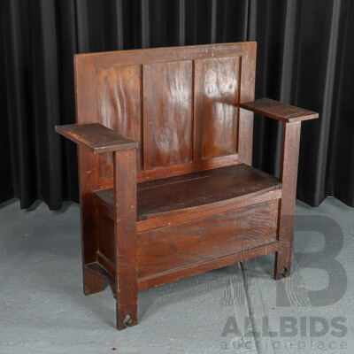 Wooden Storage Bench