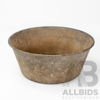 Vintage Galvanized Wash Tub