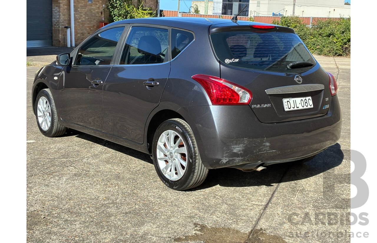 09/2016 Nissan Pulsar ST FWD C12 SERIES 2 5D Hatchback Grey 1.8L
