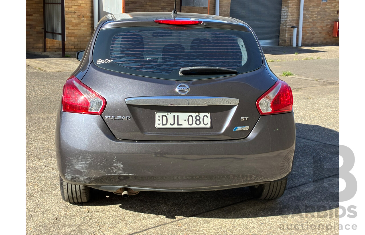 09/2016 Nissan Pulsar ST FWD C12 SERIES 2 5D Hatchback Grey 1.8L