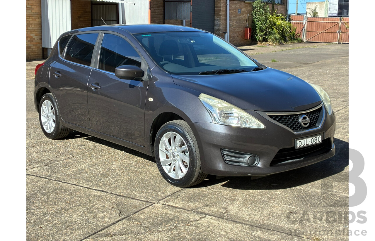 09/2016 Nissan Pulsar ST FWD C12 SERIES 2 5D Hatchback Grey 1.8L