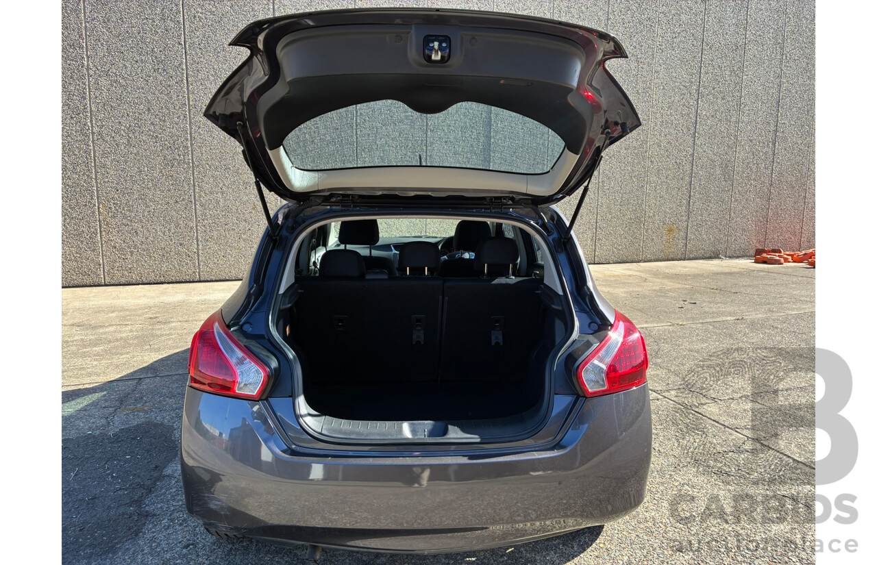 09/2016 Nissan Pulsar ST FWD C12 SERIES 2 5D Hatchback Grey 1.8L