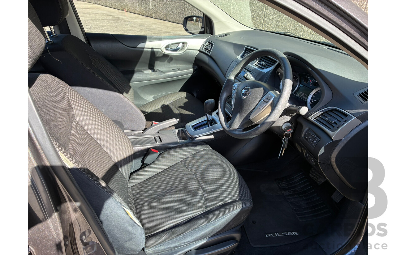 09/2016 Nissan Pulsar ST FWD C12 SERIES 2 5D Hatchback Grey 1.8L