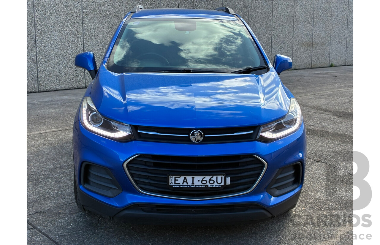 09/2017 Holden Trax LS TJ MY18 4d Wagon Blue Turbo 1.4L