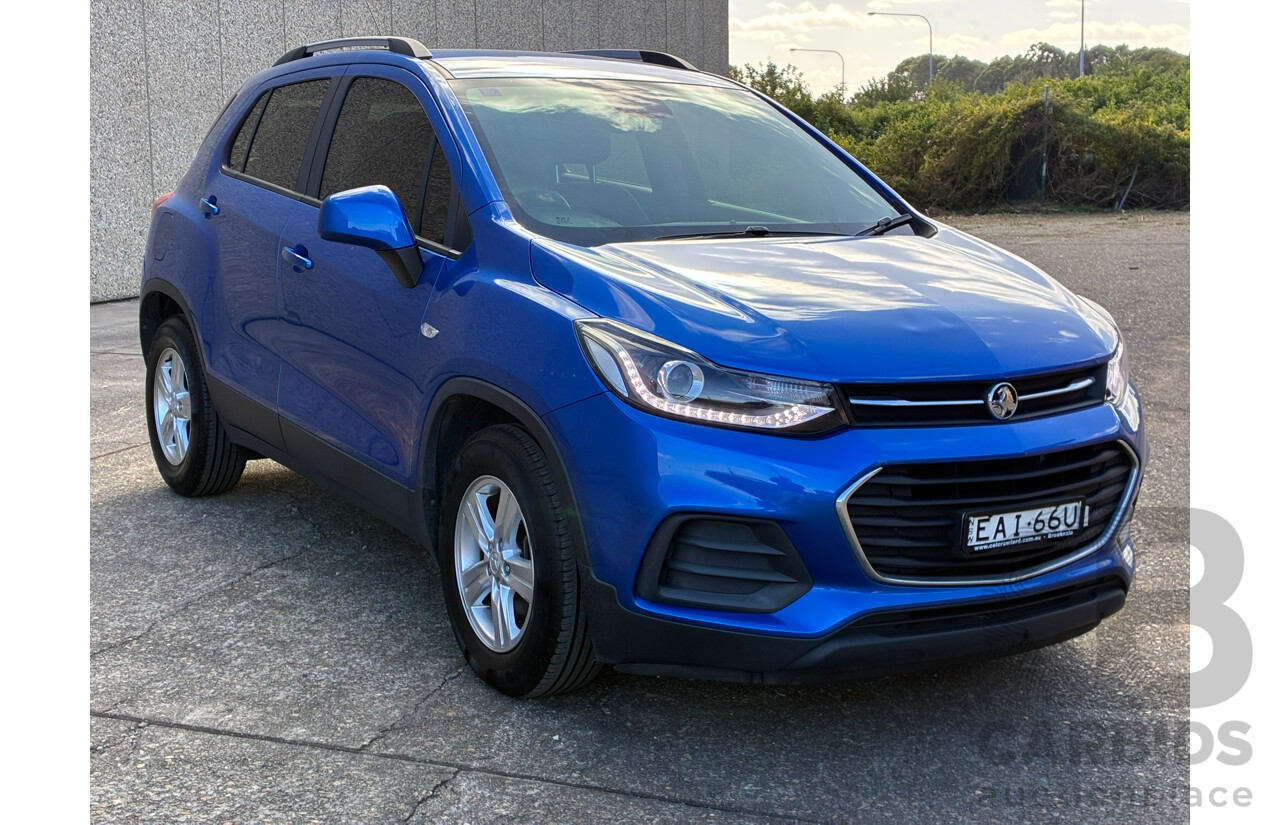 09/2017 Holden Trax LS TJ MY18 4d Wagon Blue Turbo 1.4L