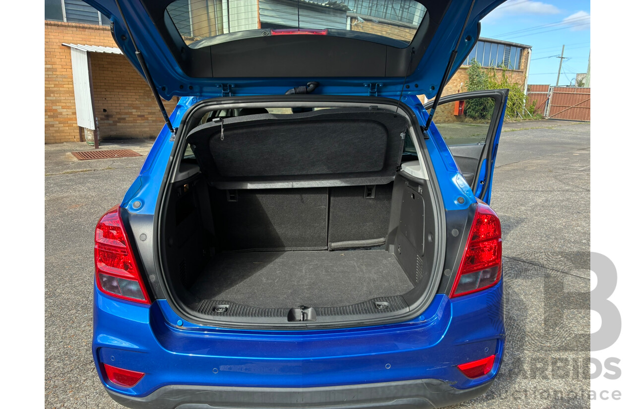 09/2017 Holden Trax LS TJ MY18 4d Wagon Blue Turbo 1.4L