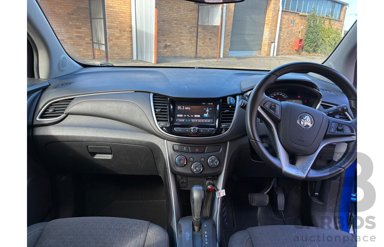 09/2017 Holden Trax LS TJ MY18 4d Wagon Blue Turbo 1.4L