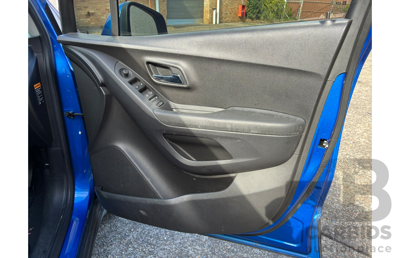 09/2017 Holden Trax LS TJ MY18 4d Wagon Blue Turbo 1.4L