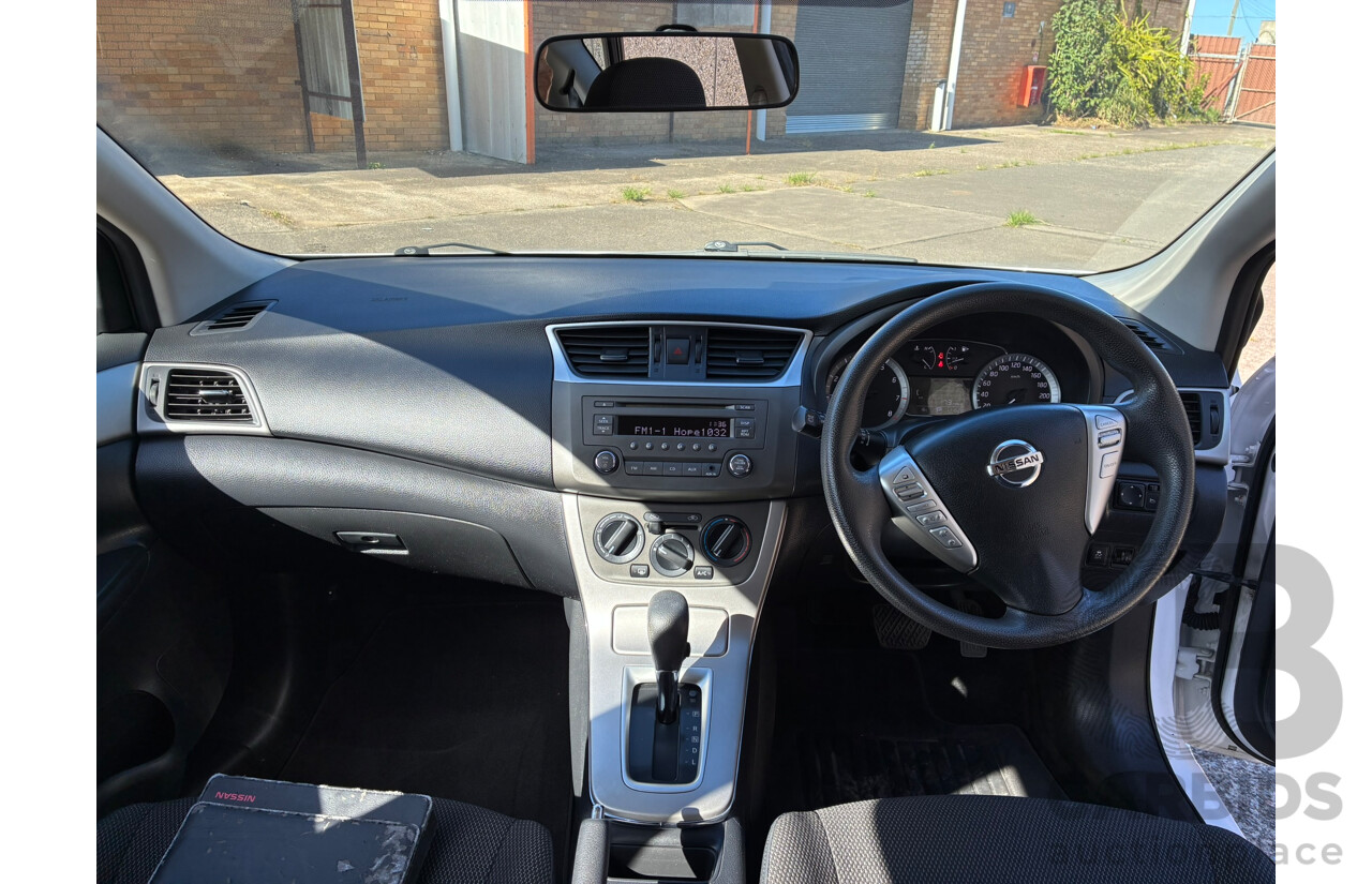 06/2016 Nissan Pulsar ST C12 Series 2 5d Hatchback White 1.8L