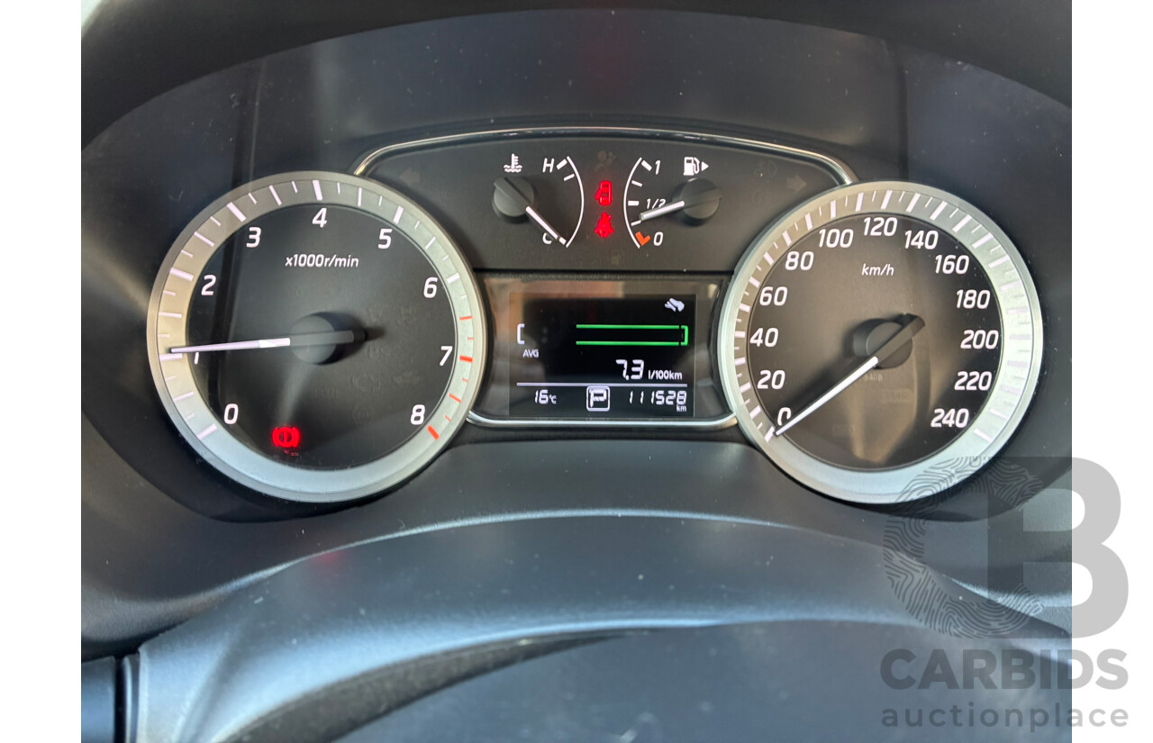 06/2016 Nissan Pulsar ST C12 Series 2 5d Hatchback White 1.8L