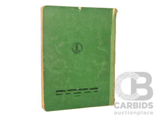 Vintage Holden 'FB Series' Shop Manual