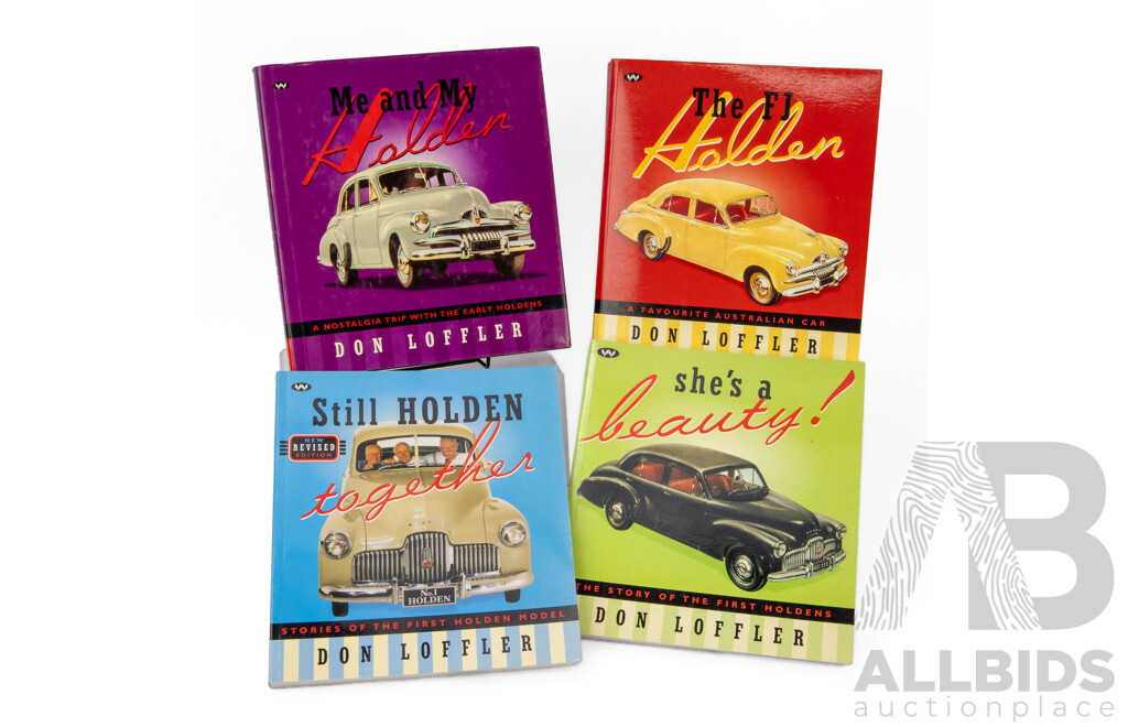 Collection of Four Holden Reference Books by Don Loffler