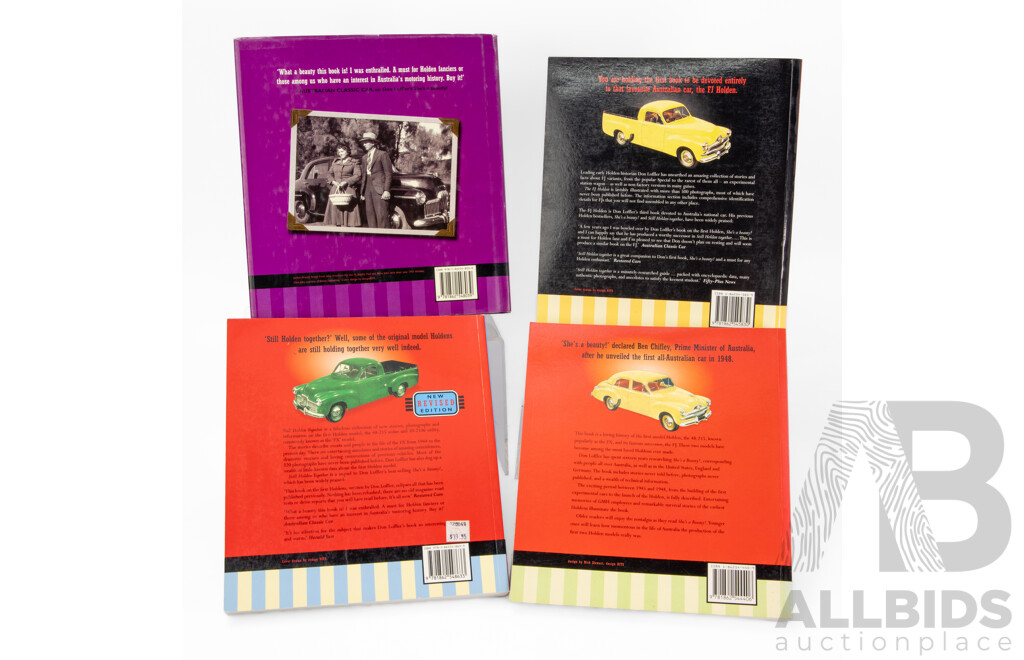 Collection of Four Holden Reference Books by Don Loffler
